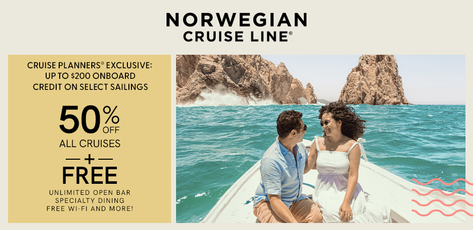 Norwegian Cruise Line Exclusive Onboard Credit